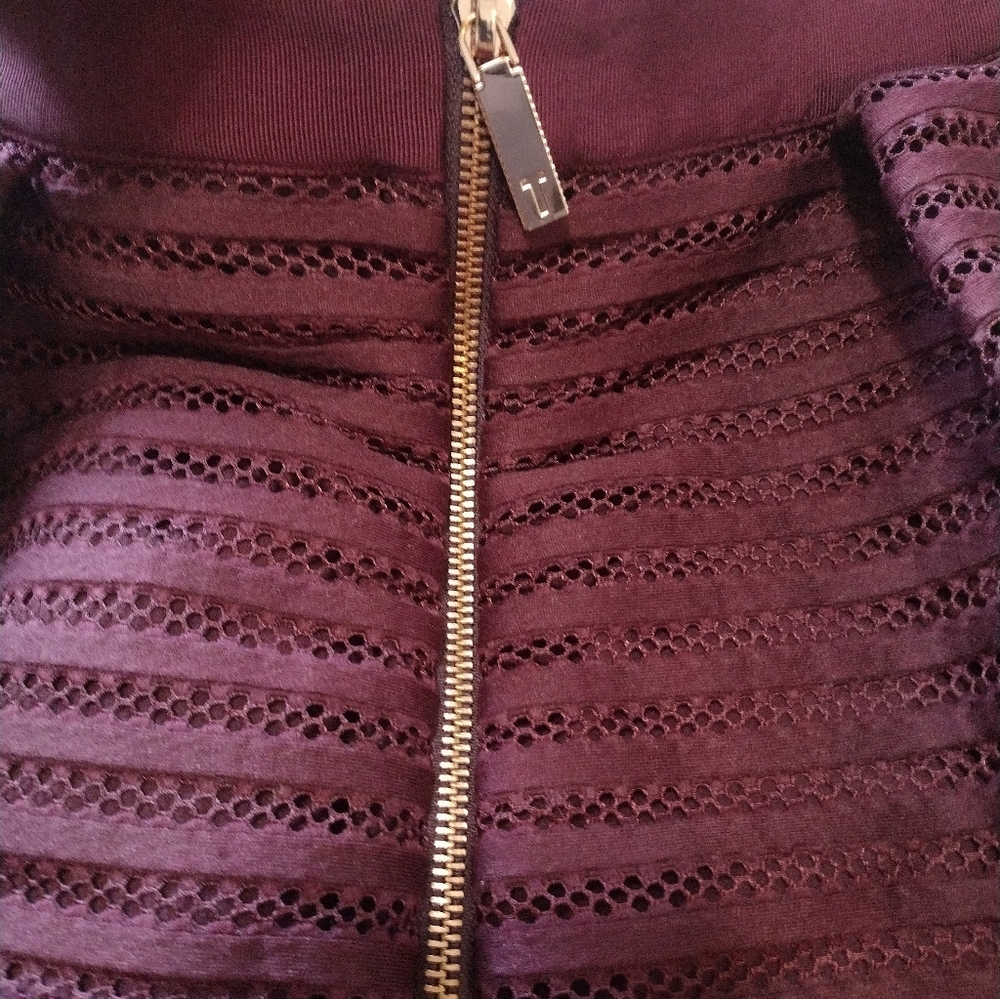 Ted Baker lotee Geometric Semi Sheer Skirt - Picture 5 of 8